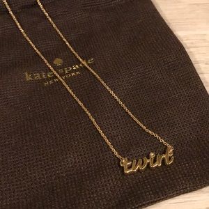 Kate Spade “twirl” necklace